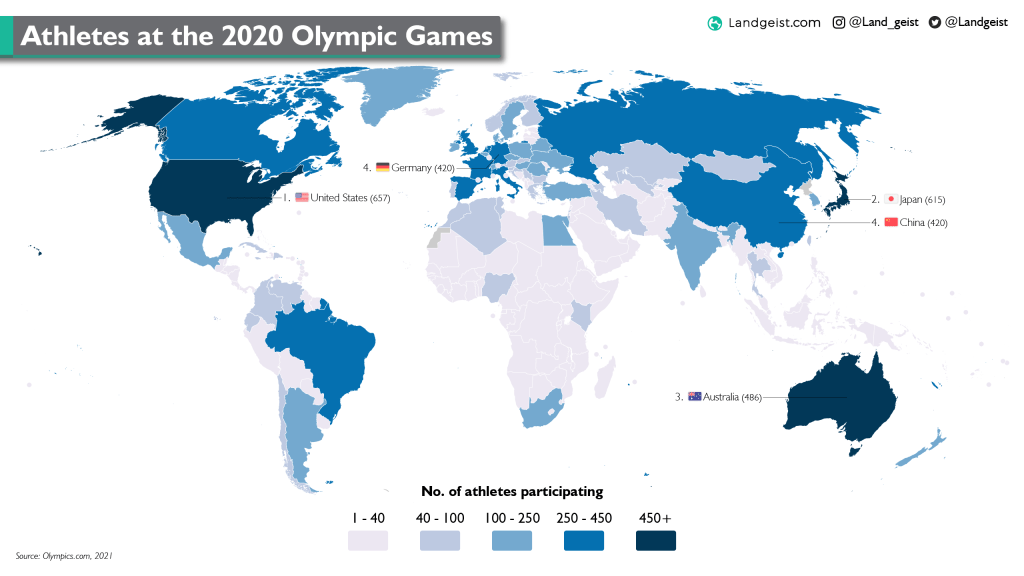 Olympic Athletes per&nbsp;Country