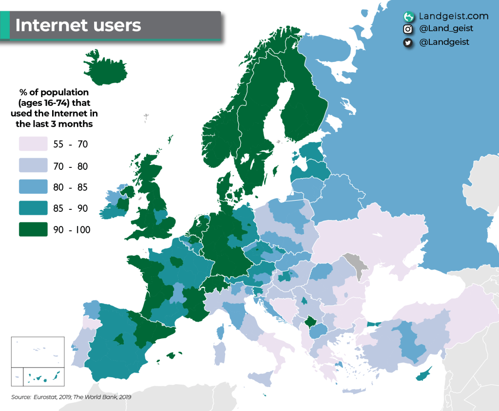 Internet Users in&nbsp;Europe