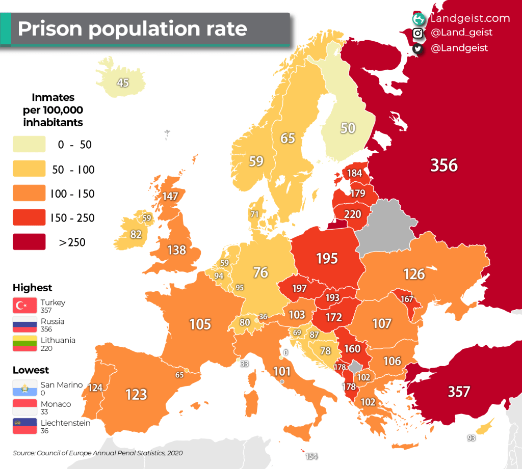 Prison Population in&nbsp;Europe