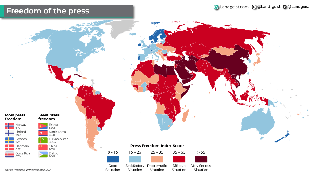2021 Press Freedom&nbsp;Index