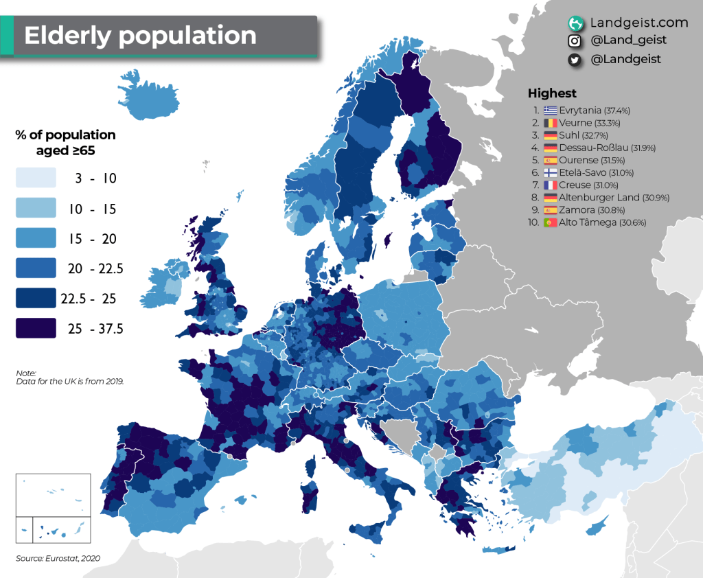 Elderly Population in&nbsp;Europe