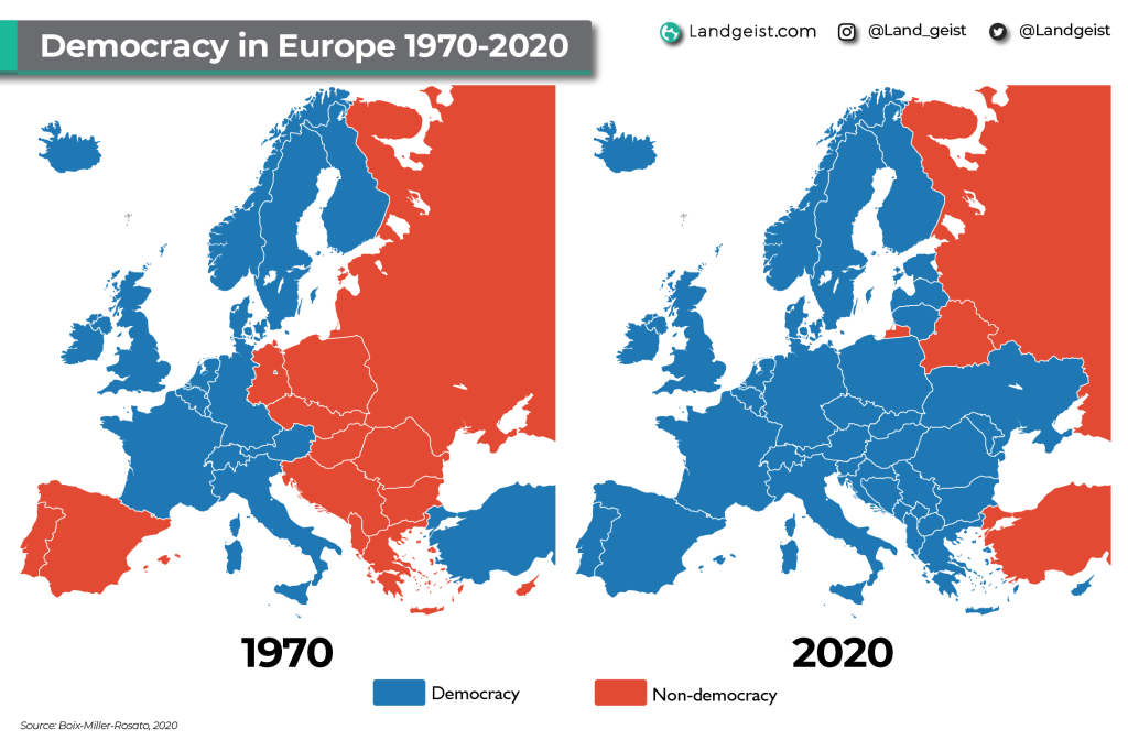 Democracy in Europe&nbsp;(1970-2020)