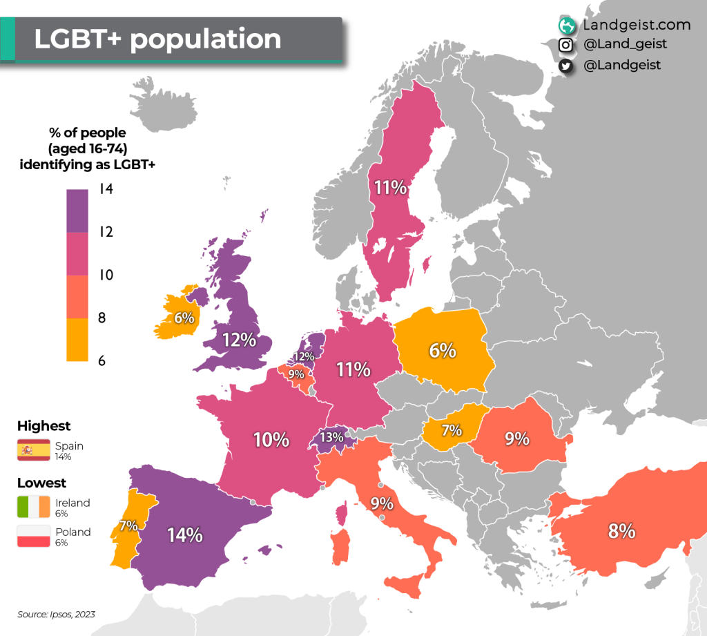 LGBT+ Population in&nbsp;Europe