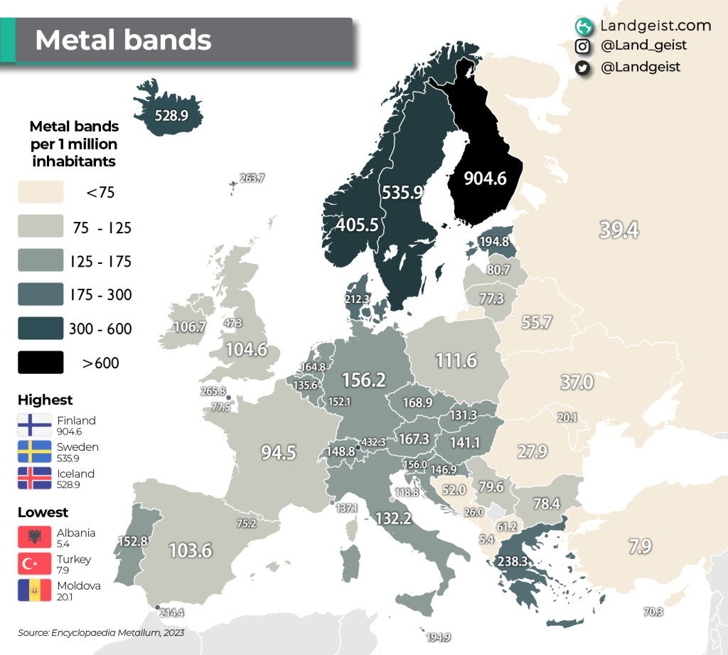 Metal Bands in&nbsp;Europe