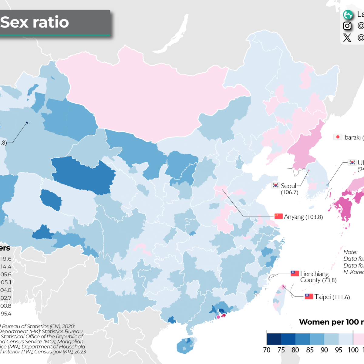 Sex Ratio in East&nbsp;Asia
